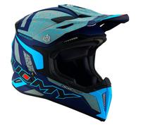 Suomy X-Wing Reel, casque à croix S Mat Bleu Foncé/Gris/Bleu Néon Mat Bleu Foncé/Gris/Bleu Néon