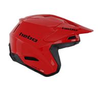 Casque Trial Hebo Zone Pro Monocolor RougeL Rouge