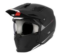 CASQUE TRIAL MT STREETFIGHTER SV UNI NOIR MAT M SIMPLE ECRAN TRANSPARENT