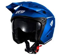 casque trial ufo sheratan color bleu M