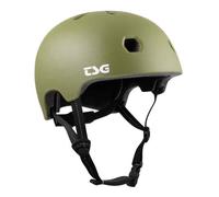Casque TSG Meta BMX Stunt-Scooter Skate Mat Olive Vert JXXS/JXS (48-51cm)