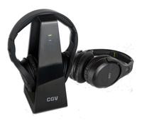 Casque TV CGV Hel Prelude 2 Duo - Noir - Pose sur l'oreille - 30 mètres de portée