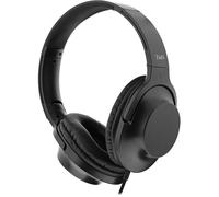 T'nB Casque TV filaire CSHOME3 – Jack 3,5 mm – Sensibilité 124 dB – Câble 2 m + rallonge 3 m – Noir