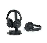 Muse M288CTV. Comprend 2 écouteurs TV avec Base émettrice et de Charge, Bluetooth, Mains Libres, réglage indépendant du Canal, 30 Heures de Batterie, égaliseur