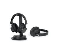 Muse Casque TV M-288 CTV – Pack 2 avec base de chargement et d'émission Bluetooth Noir