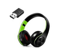 Casque TV sans fil Bluetooth GOBRO - Vert - Écouteurs HiFi - Basses profondes