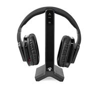 Casque TV sans fil - NEDIS - HPRF321BK - Noir - Autonomie 8h - Portée 25m