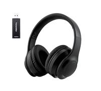 Casque TV sans Fil pour Séniors avec ANC, Bluetooth 5.3 & Émetteur 3-en-1 (USB/RCA/AUX) pour Téléviseurs Non-Bluetooth, 35H Autonomie, 220g Léger Pliable Supra-Auriculaire, Cadeaux pour Parents âGéS