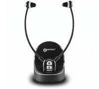 Geemarc CL7370 - Casque TV Sans Fil pour Télévision - Peut Être Utilisé comme Amplificateur d’Écoute Qui Amplifie Les Sons Ambiants - Perte Auditive Faible ou Sévère - Version FR
