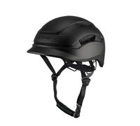 CGM Borgo Casque de vélo Adulte Unisexe, Noir Opaque, L (59-61cm)