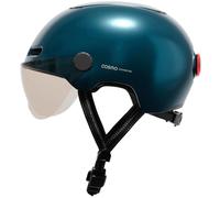 Casque urbain cosmo connected fusion bleu marine brillant eclairage integre avec