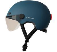 Casque urbain cosmo connected fusion bleu mat eclairage integre avec reg. occ. t