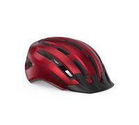 Casque Urban Downtown Rouge Brillant MET Vélo