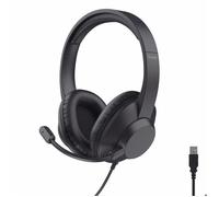 Casque USB avec Micro - Trust - Roha II Max - Over Ear - Câble 1,8 m - Adaptateur USB-C