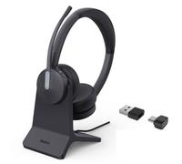 Yealink Casque BH70 Dual USB-C/A, certifié Teams, avec base de charge, Noir