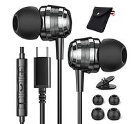 Casque USB C,écouteurs USB C pour Samsung Galaxy S24 S23 S22 Ultra S25 S21 FE A55 A56 A16 Casque Intra-auriculaire avec Fil Noise Cancelling Casque pour Huawei P50 Pixel 8 7 6 iPhone 16 15