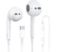 Casque USB C Filaire,écouteurs Type C pour iPhone 15 écouteurs Intra Auriculaires avec Microphone et télécommande antibruit Filaire