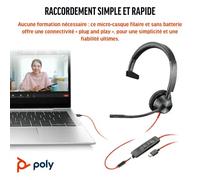 Poly Blackwire 3315 USB-C Headset 76J14AA