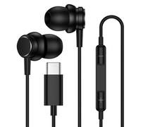 Casque USB C pour Google Pixel 10a, 10, 9 Pro XL, pliable, écouteurs de type C avec suppression du bruit, écouteurs filaires avec micro HiFi stéréo magnétique filaire pour iPhone 17 16 Pro Max