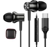Casque USB C pour Google Pixel 8a 9 Pro 7a, écouteurs intra-auriculaires USB C magnétiques filaires de type C avec micro pour iPhone 16, Samsung Galaxy A55, A54, A35, A34, S24, S23 FE Ultra S22, S21