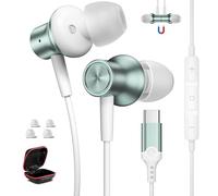 Casque USB C pour Google Pixel 9 Pro 8a 8 7a 6a - Écouteurs intra-auriculaires USB C magnétiques filaires de type C avec micro pour iPhone 16 15 Pro Max Samsung S25 Ultra A55 A16 A35 S24 Ultra S23 S21