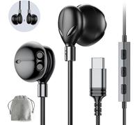 Casque Usb C Pour Iphone 16/15 Pro Max Plus Écouteurs Avec Fil Type C Pour Samsung Galaxy S25 S24 Ultra S23 A56 A16 Fold6 In-Ear Casque Avec Fil Type C Avec Microphone Pour Apple I[CAS6211391]