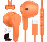 Casque USB C pour Samsung A37 A57 A27 S26 Ultra Galaxy A56 A36 A35 A55 5G | HiFi Stéréo Magnétique Type C Écouteurs avec Microphone Câble pour iPhone 18 Pro Max 17e 16 Pixel 10a Xiaomi 17 iPad Air Mini