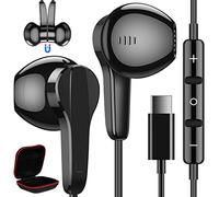 Casque USB C pour Samsung A37 A57 A27 S26 Ultra Galaxy A56 A36 A35 A55 5G | HiFi Stéréo Magnétique Type C Écouteurs avec Microphone Câble pour iPhone 18 Pro Max 17e 16 Pixel 10a Xiaomi 17 iPad Air Mini