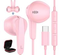 Casque USB C pour Samsung A37 A57 A27 S26 Ultra Galaxy A56 A36 A35 A55 5G | HiFi Stéréo Magnétique Type C Écouteurs avec Microphone Câble pour iPhone 17e 16 15 Pro Max Pixel 10a Xiaomi 17 iPad Air Mini