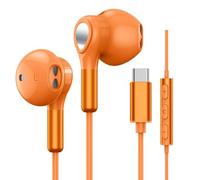 Casque USB C pour Samsung Galaxy S25 S24 S23 Ultra S22 S21 FE S20 A54 A53 Écouteurs USB C avec Micro contrôle du Volume Écouteurs filaires USB Type C Casque pour iPhone 17 16 15 Pro Max Plus iPad 10