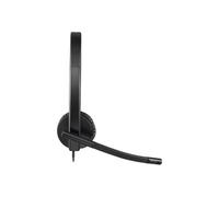 Casque USB Logitech H570e - Micro-casque - sur-oreille - filaire