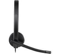 Logitech Micro-casque supra-auriculaire H570e filaire réduction bruit micro volume réglable noir