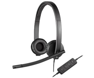 Casque USB Logitech H570E stéréo Micro casque connexion USB optimisé Skype For Business