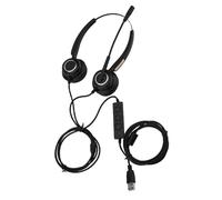 Casque USB pour ordinateur avec traitement numérique du signal et microphone antibruit pour Zoom, Teams, Skype et logiciels de reconnaissance vocale