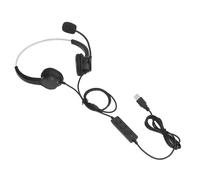Casque USB professionnel à réduction de bruit, microphone haute définition pour une communication claire, confort optimal même en cas