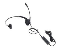 Casque USB Professionnel Antibruit, Microphone Réglable pour Le Télémarketing et Le Center D'appels