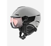 Casque Uvex Instinct Visor Pro V gris avec lentille photochromique rose - 56-58