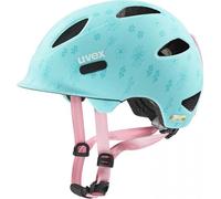 Casque Uvex Oyo Style enfant bleu motif fleuri taille 46-50 cm S41.0.047.1015