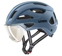 Casque de vélo urbain UVEX STRIDE VISOR (STONE BLUE MATT) 53-56