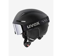Uvex Viti Set Visor Helmet Noir 54-58 cm / Mirror Green Supravision Yellow Clear/CAT2