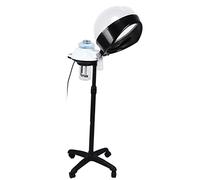 Casque Vapeur Cheveux - Dispositif de vapeur à la vapeur professionnel de 30 minutes-minute et ajustement de la hauteur (80-125 cm) - Avec un système de chauffage double pour la formation