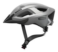 ABUS Casque de ville Aduro 2.0 – polyvalent avec lumière – unisexe – Glare Silver S Gris