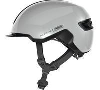 Casque Abus HUD-Y avec feu pour vélo ( Gris / M )