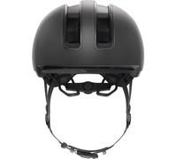 ABUS Casque vélo urbain Hud‑Y Velvet Black Feu LED arrière Boucle magnétique S (51–55 cm)