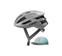 Casque vélo Abus PowerDome Ace avec casquette ( Gris / L )