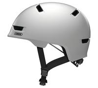 ABUS Scraper 3.0 Casque de Vélo de Ville - Casque de Vélo robuste pour la Circulation Urbaine en Hiver - Unisexe - Blanc, Taille L