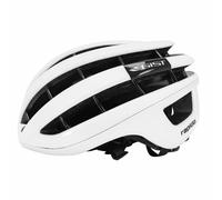 Casque velo adulte gist route rapido blanc brillant taille 52-58 reglage molette