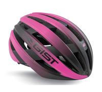 CASQUE VELO ADULTE GIST ROUTE REVOL ROSE-NOIR FEMME ET JUNIOR FULL IN-MOLD TAILLE 52-55 REGLAGE MOLETTE