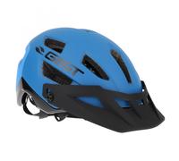 CASQUE VELO ADULTE GIST VTT KOP BLEU IN-MOLD TAILLE 53-59 AVEC VISIERE REGLABLE
