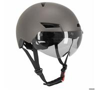 Casque vélo avec éclairage integre et visiere reglage Molette P2R Urbain/City L